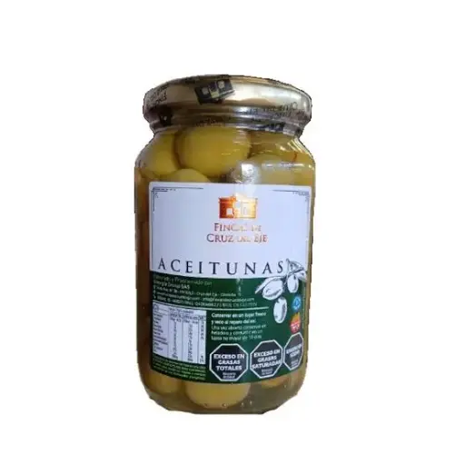 [p1249] ACEITUNAS VERDES FINCAS DE CRUZ DEL EJE X 250 GRS
